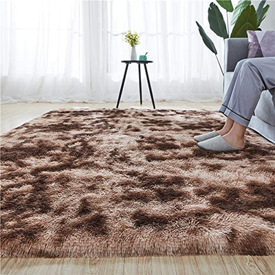 Soft Modern Indoor Shaggy 2x3 Rug for Bedroom Livingroom Dorm Kids Room Home Decorative, Non-Slip Plush Fluffy Furry Fur Area Rugs Comfy Nursery Accent Floor Carpet Coffee