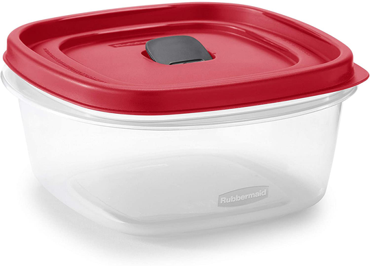 Rubbermaid Easy Find Lids 5-Cup Food Storage and Organization Container, Racer Red