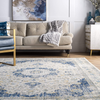 nuLOOM Paisley Verona Vintage Persian Area Rug, 4' x 6', Blue