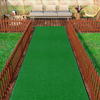 Ottomanson Evergreen Artificial Turf Area Rug, 2'7" X 7', Green