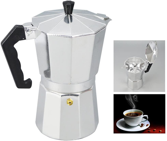 Mocha Coffee Pot Stove Top Espresso Maker Tool,Coffee Maker Coffee Pot Cup Easy Clean for Home Office Coffee