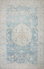 Chris Loves Julia x Loloi Jules JUL-03 Antique / Sky Oriental Area Rug 18" x 18" Sample Swatch