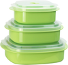 Calypso Basics by Reston Lloyd 6-Piece Microwave Cookware, Steamer and Storage Set, Lime