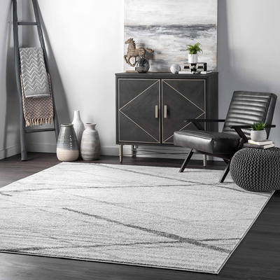 nuLOOM Thigpen Contemporary Area Rug, 3' x 5', Dark Grey