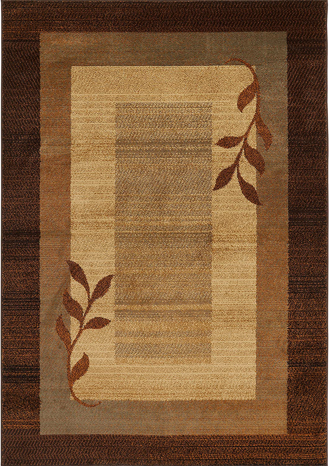 Home Dynamix Royalty Clover Modern Area Rug, Brown Multi, 19.6"x31.5" Rectangle