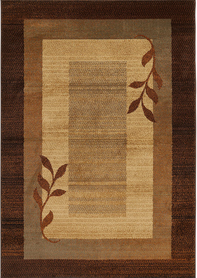 Home Dynamix Royalty Clover Modern Area Rug, Brown Multi, 19.6"x31.5" Rectangle