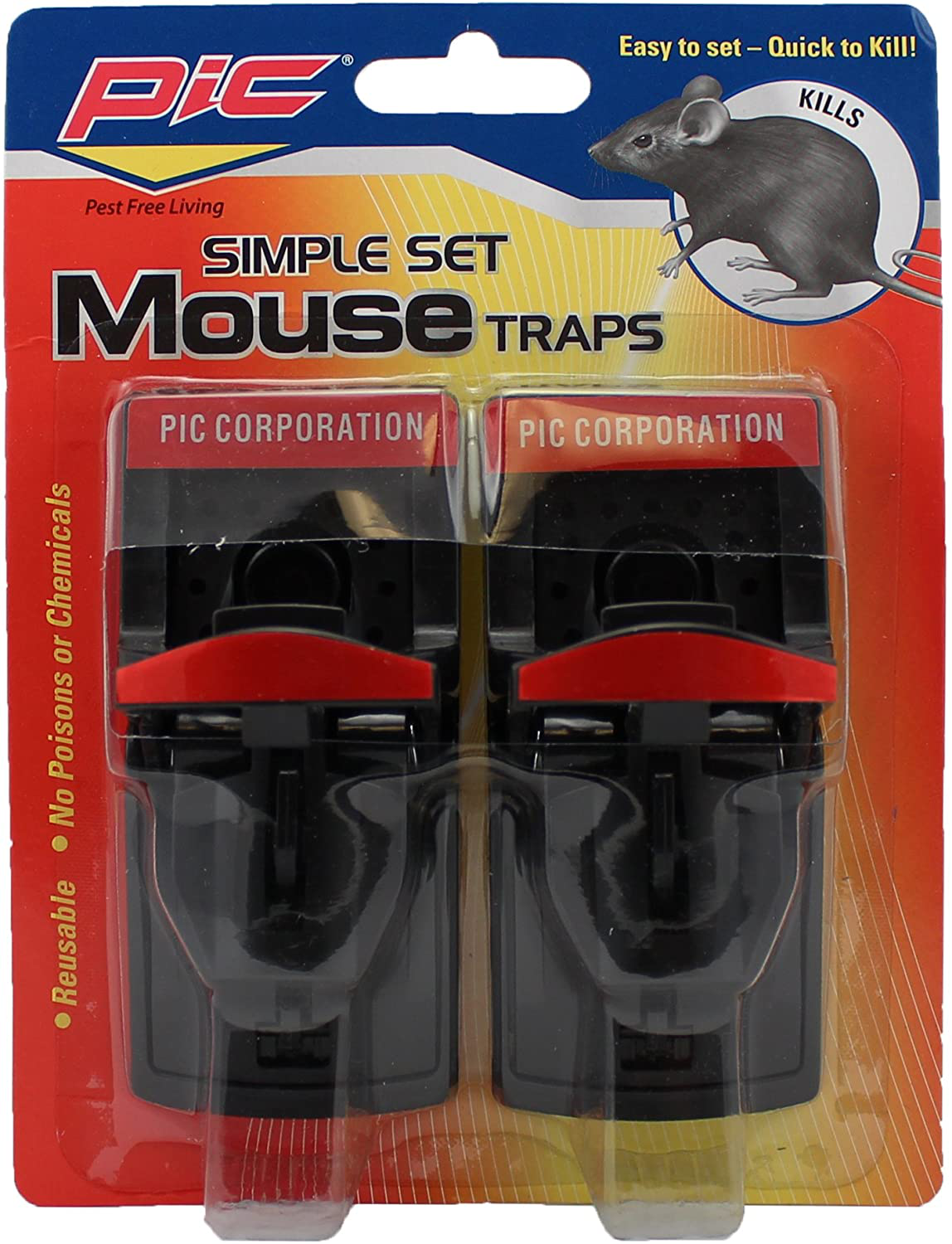 Pic PMT2 Plastic Mouse Trap