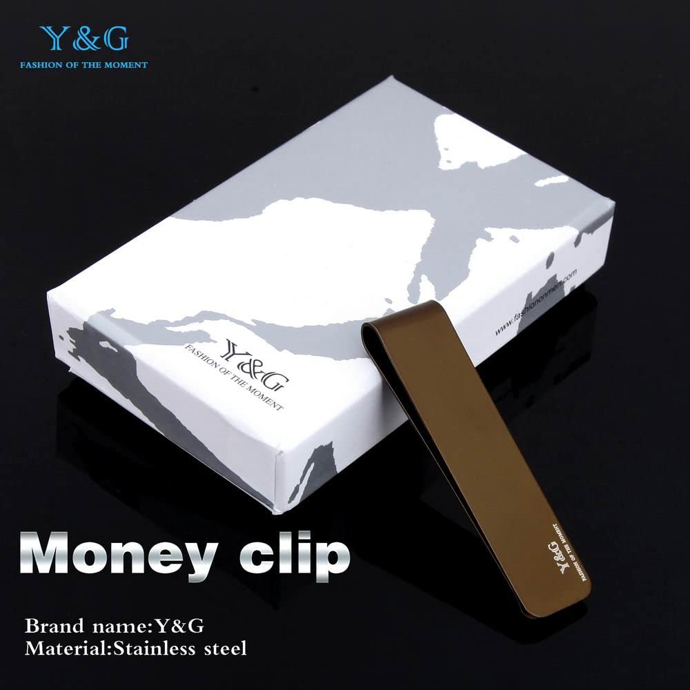 Y&G Men's Fashion Smart Design Wallet Slim Stainless Steel Money Clip