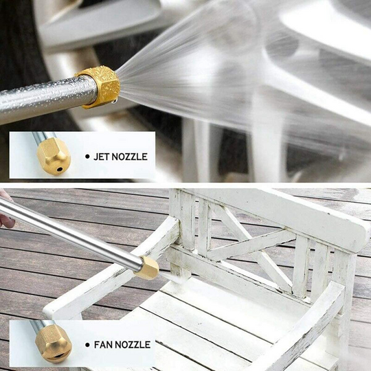 2 in 1 High Pressure Hydro Jet Wand, Extendable Garden Sprayer