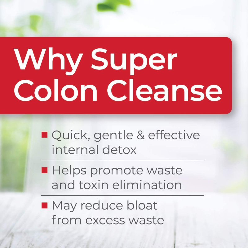 60 Count 10 Day Detox Super Colon Cleanse Capsules