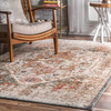 nuLOOM Shane Persian Vintage Area Rug, 5' Round, Beige