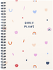 A5 Spiral Daily Planner Journal Undated Daily Plans Layout 120 Pages