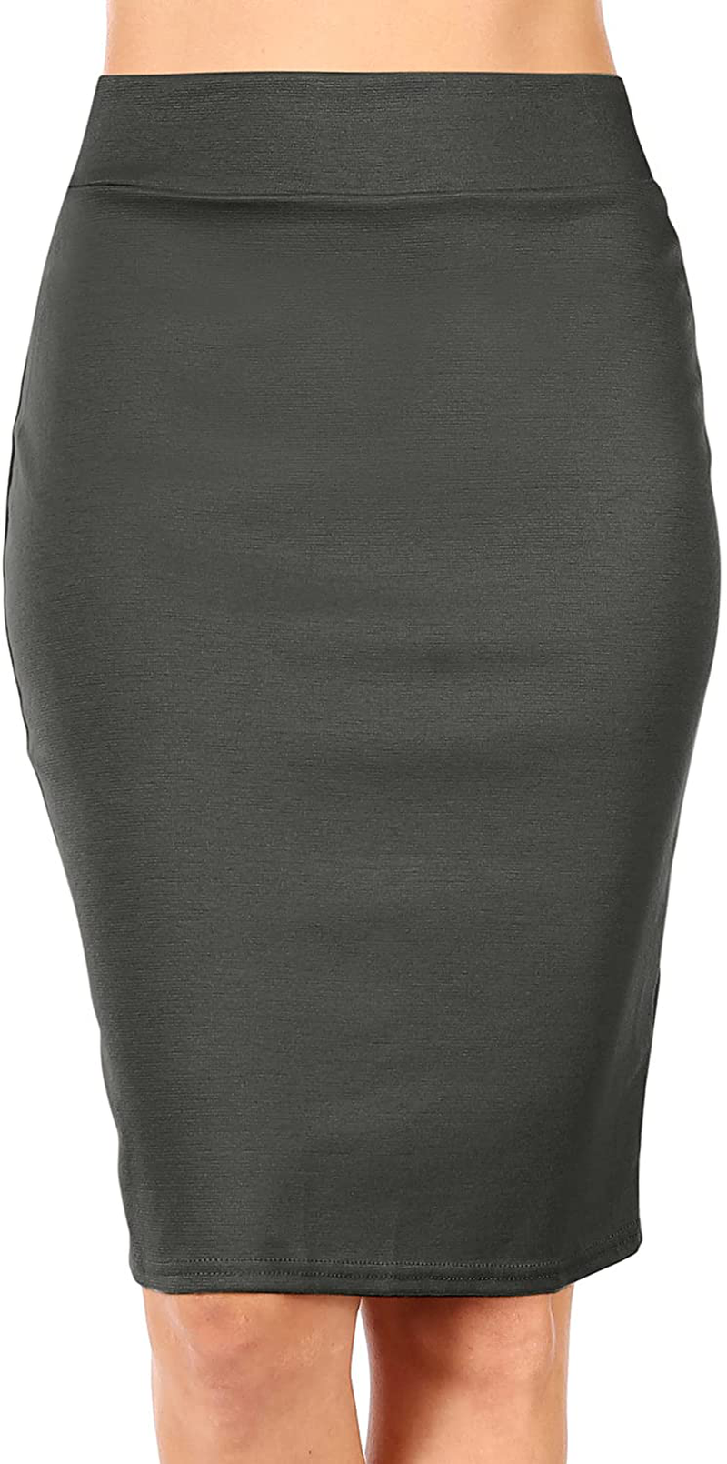 Reg and Plus Size Pencil Skirts for Women Below The Knee. Work,Weekends,Date Nights,Sexy Office Business Bodycon Skirts