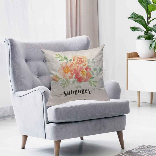 Cotton Linen Throw Pillow Case Pillow Cushion Covers Home Sofa Decorative 18 X 18 Inch