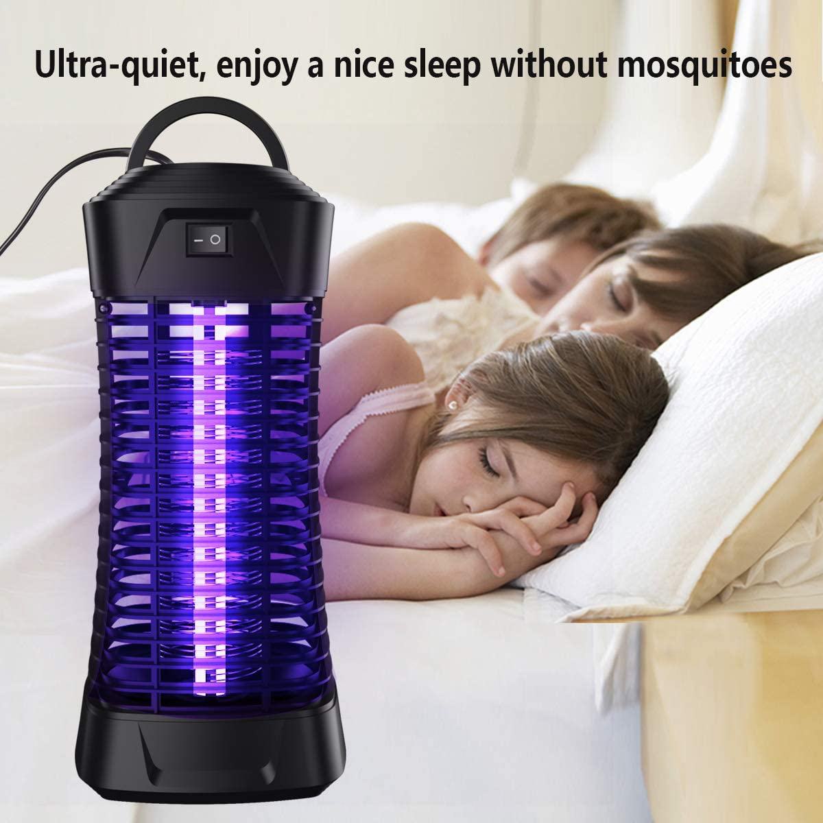 Bug Zapper Electric Insect Killer for Indoor, Electrionic Mosquito Fly Trap for Home Office Hotel