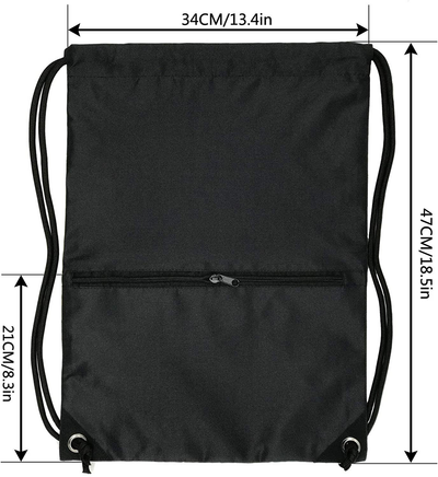 HOLYLUCK Drawstring Backpack Bag Sport Gym Sackpack