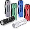 6 Pack LED Mini Flashlights, Super Bright Flashlight with Lanyard, Assorted Colors