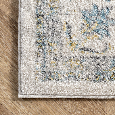nuLOOM Paisley Verona Vintage Persian Area Rug, 4' x 6', Blue