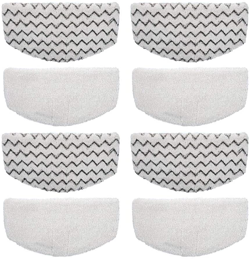 Bonus Life 8 Pack Steam Mop Pads for Bissell Powerfresh Steam Cleaner Mop 1940 1806 1544 1440 2075A Replacement