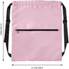 Vorspack Drawstring Backpack String Bag Sports Gym Sack with Side Pocket for Men Women