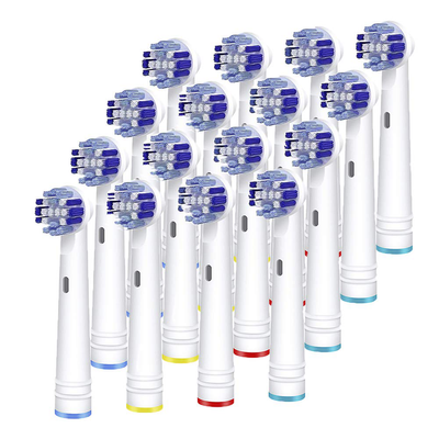 Compatible With Oral B Braun, 4 Pack Professional Electric Toothbrush Heads Brush Heads Refill for Oral-B 7000/Pro 1000/9600/ 500/3000/8000