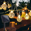 24ft Waterproof Garden Solar Lights with 50 LED Bulbs and 8 Modes 