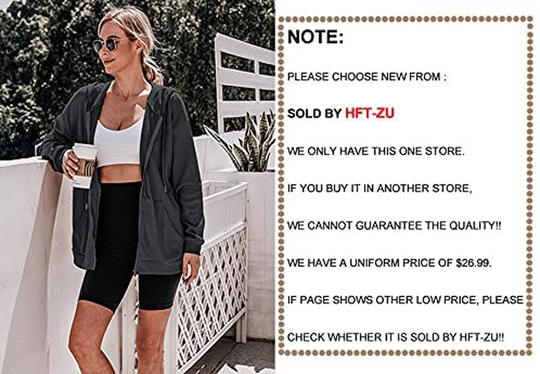 Cowasto Women's Casual Zip Up Hoodie Jacket Long Sleeve Waffle Hooded Sweatshirt With Pockets