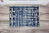 Rugshop Geometric Bohemian Design Area Rug 2' x 3' Navy