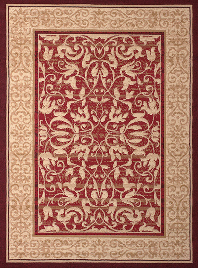 United Weavers of America Dallas Baroness Rug, 2'3 x 8', Red