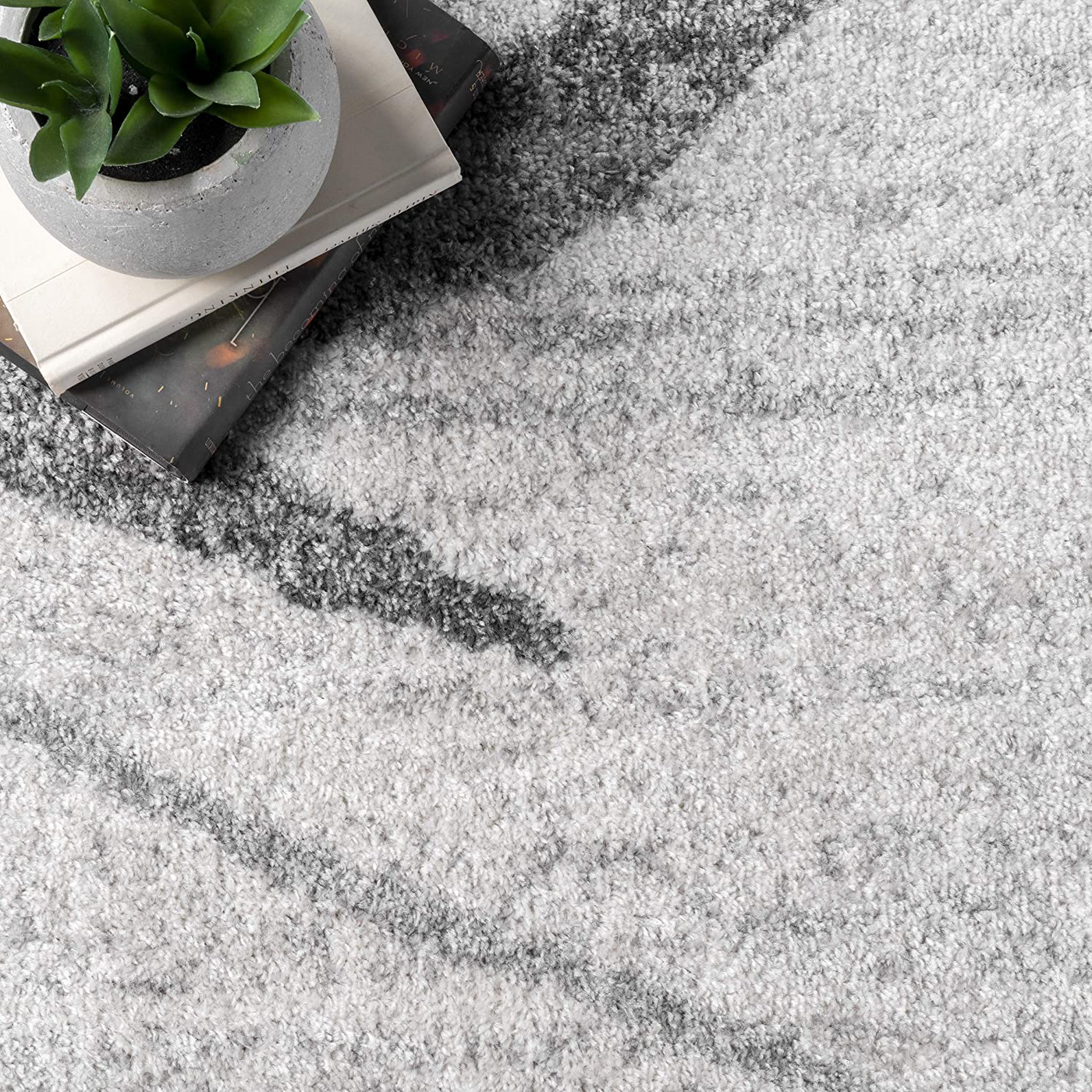 nuLOOM Thigpen Contemporary Area Rug, 3' x 5', Dark Grey