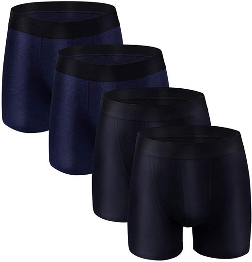 LYYTHAVON Men's Boxer Briefs Cotton Tag-Free Underwear Boxer Briefs