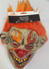 Halloween Orange Hair Clown Mask