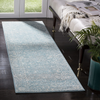 Safavieh Evoke Collection EVK270D Shabby Chic Distressed Non-Shedding Stain Resistant Living Room Bedroom Area Rug, 2'2" x 5', Light Blue / Ivory