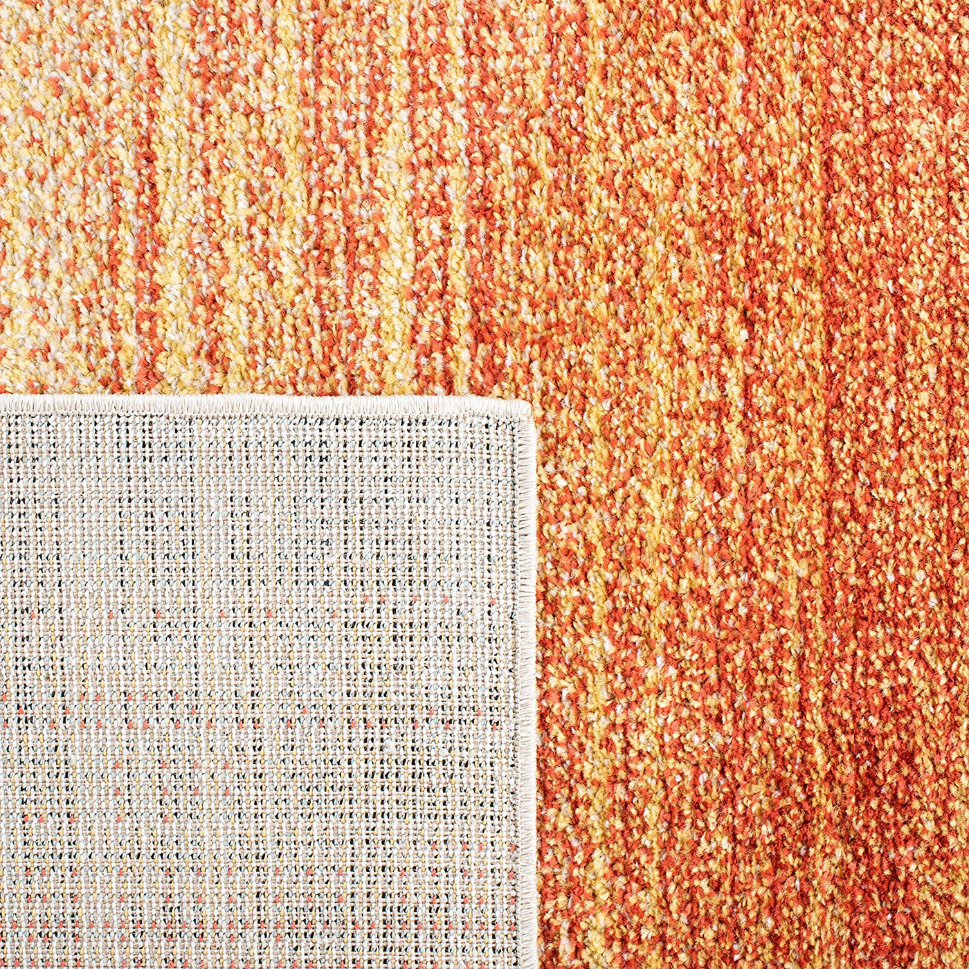 Safavieh Adirondack Collection ADR142P Modern Ombre Runner, 2'6" x 12' , Orange / Red