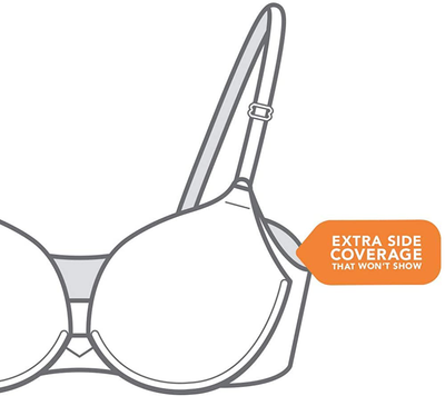 Warner's Women's No Side Effects Full Coverage Underwire Bra