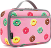 FlowFly Kids Lunch box Insulated Soft Bag Mini Cooler Back to School Thermal Meal Tote Kit for Girls, Boys,Women,Men, Doughnut