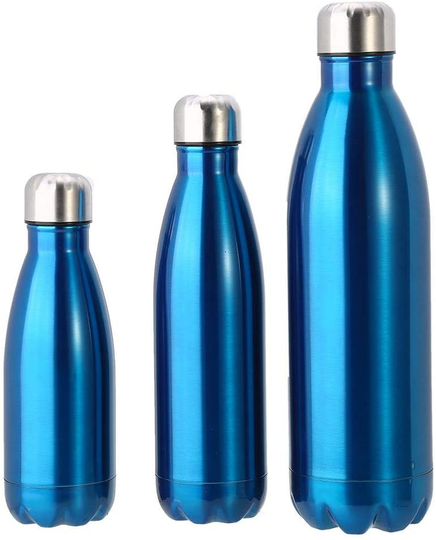 Large Capacity Portable Stainless Steel Travel & To-Go Drinkware Thermal Water Bottles for Cyclists Runners Hikers Picnics Camping