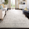 Safavieh Adirondack Collection ADR109C Oriental Distressed Non-Shedding Stain Resistant Living Room Bedroom Area Rug, 3' x 5', Ivory / Silver