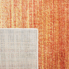 Safavieh Adirondack Collection ADR142Q Modern Ombre Runner, 2'6" x 8' , Red / Black