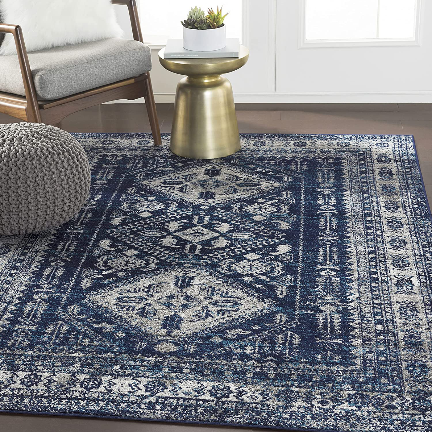 Artistic Weavers Desta Navy Area Rug, 5'3" Square