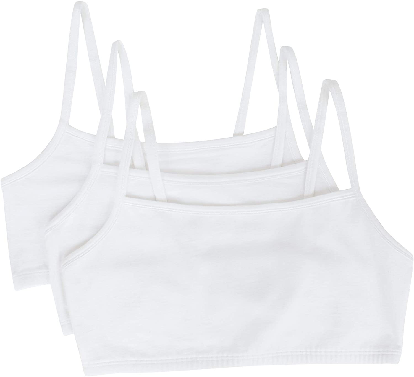 Fruit of the Loom Women's Spaghetti Strap Cotton Pullover Sports Bra