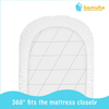Bamuho Waterproof Halo Bassinet Mattress Pad Cover/ Protector Fit Hourglass Swivel Sleeper Mattress Pad , Comfortable and Soft Bamboo Fabric，White