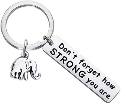 Stainless Steel Dog Tag Keychain Gifts for Men Women Teen Boy Girl Best Friends