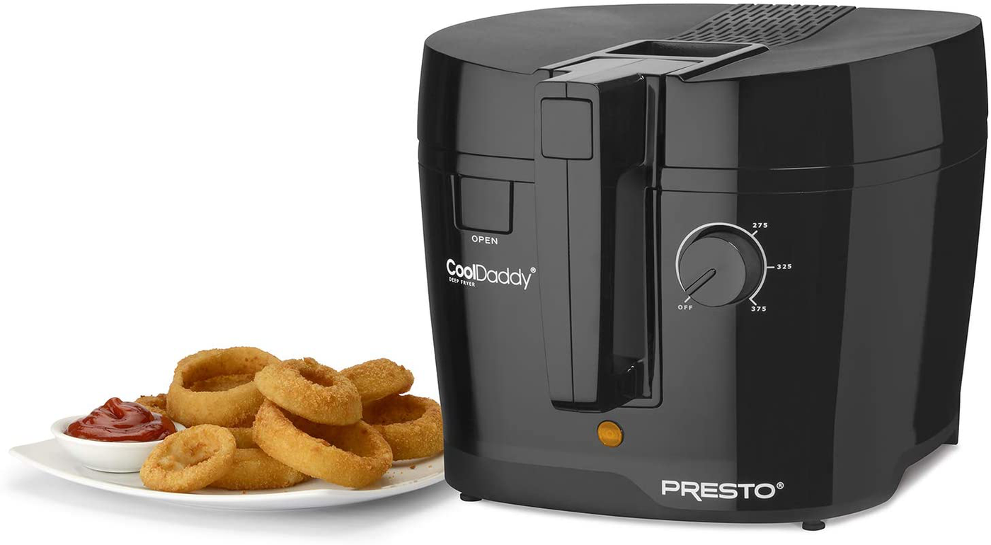 Presto 05442 CoolDaddy Cool-touch Deep Fryer - Black