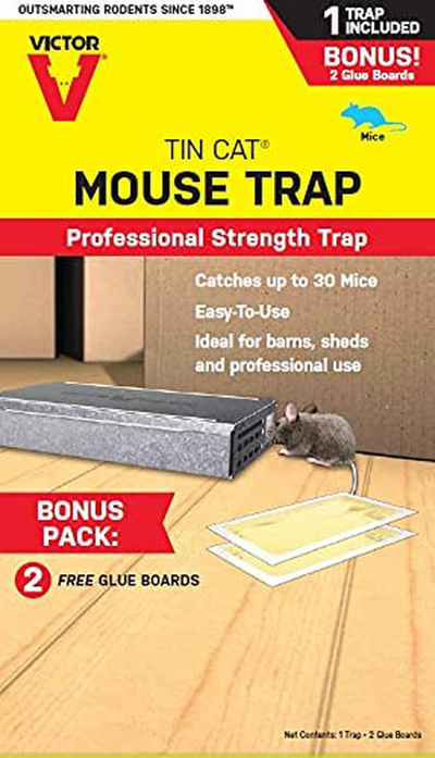 Victor M310S TIN CAT Live Mouse Trap - Catches Up to 30 Mice