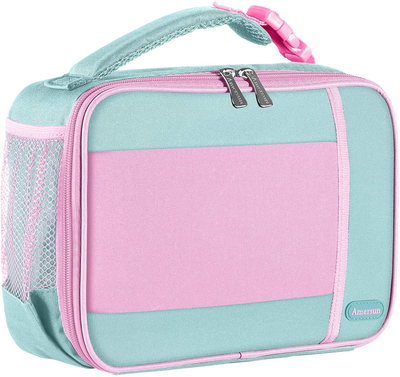Kids Lunch Box with Supper Padded Inner Keep Food Cold Warm for Longer Time,Amersun Leak-proof Solid Insulated School Lunch Bag with Multi-Pocket for Teen Boys Girls,CPC Certified,Flying Horse