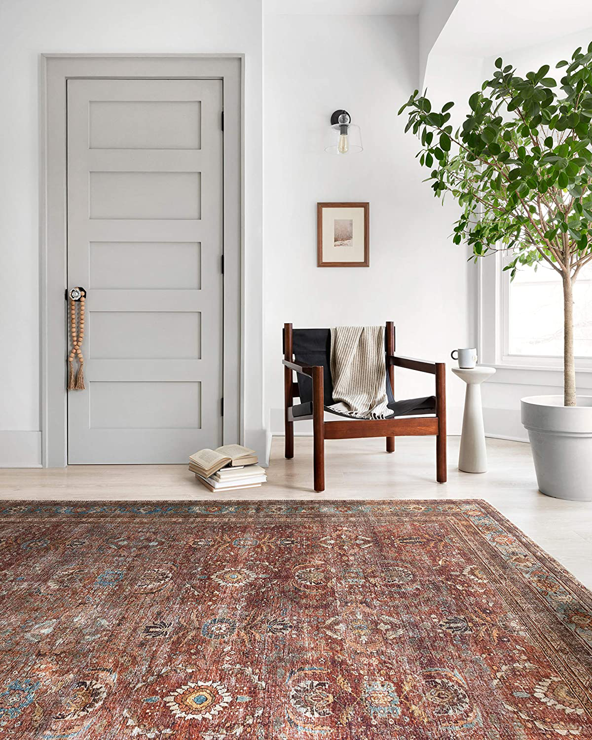 Loloi II Layla LAY-02 Spice Traditional Runner Rug 2'-6" x 7'-6"