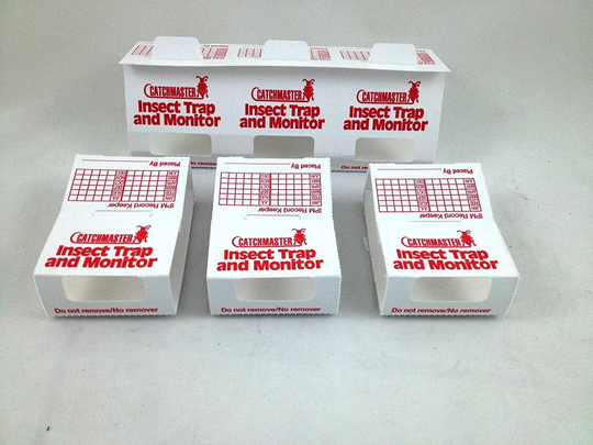 Catchmaster Insect Trap & Monitors 288i - No Chemicals !!!- Non-Toxic Glue Traps!! 10 Glue Boards / 30 Monitors