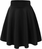 Made By Johnny Women's Basic Versatile Stretchy Flared Casual Mini Skater Skirt XS-3XL Plus Size-Made in USA