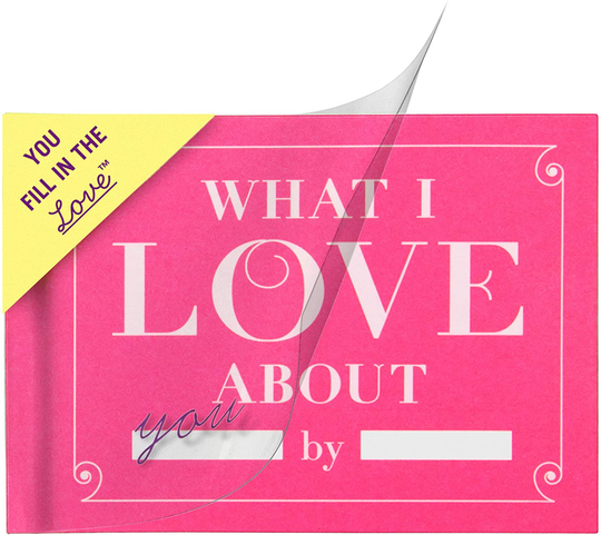 Knock Knock What I Love about You Fill in the Love Book Fill-in-the-Blank Gift Journal, 4.5 x 3.25-Inches
